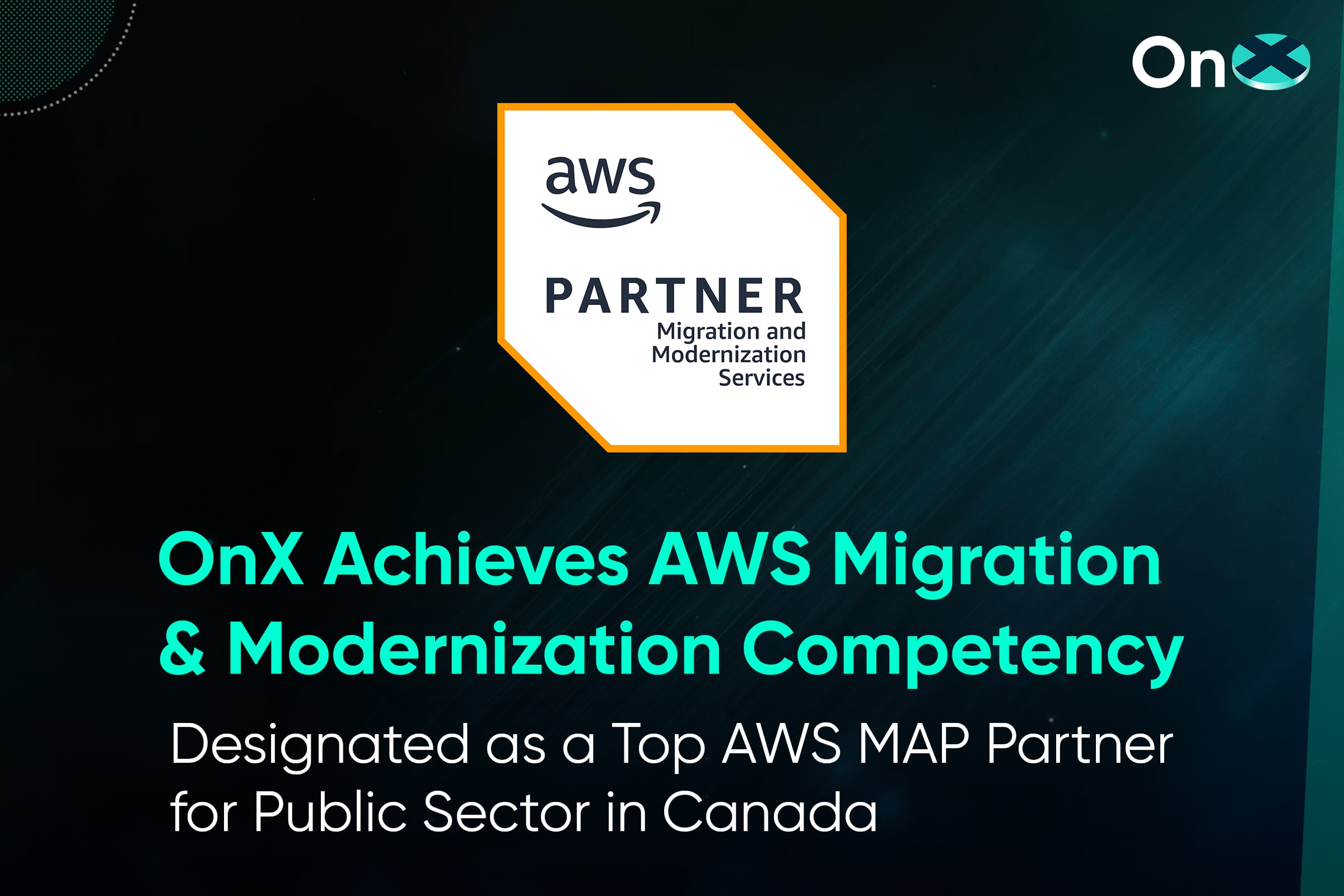 OnX achieves AWS migration and modernization competency status