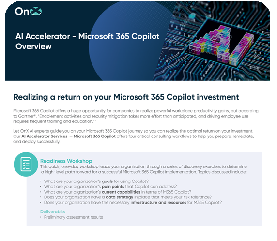 AI Accelerator – Microsoft 365 Copilot Overview